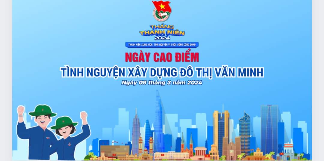 Tình Nguyện Xây dựng đô thị Văn Minh năm 2024